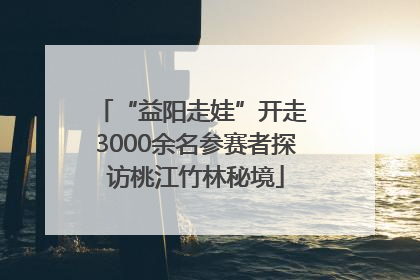 “益阳走娃”开走 3000余名参赛者探访桃江竹林秘境