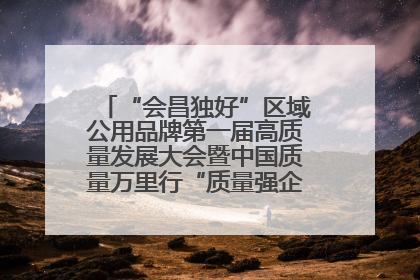 “会昌独好”区域公用品牌第一届高质量发展大会暨中国质量万里行“质量强企•质品行动”进会昌启动仪式成功举办