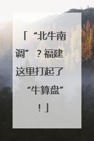 “北牛南调”？福建这里打起了“牛算盘”！
