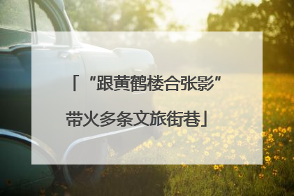 “跟黄鹤楼合张影”带火多条文旅街巷