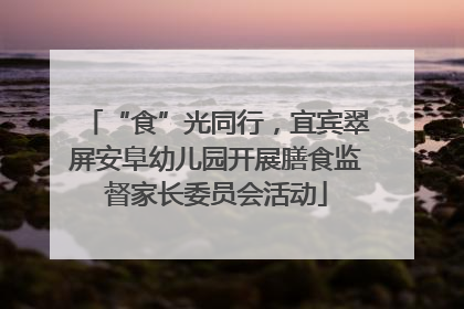 “食”光同行，宜宾翠屏安阜幼儿园开展膳食监督家长委员会活动
