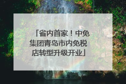 省内首家！中免集团青岛市内免税店转型升级开业