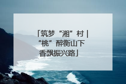 筑梦“湘”村｜“桃”醉衡山下 香飘振兴路