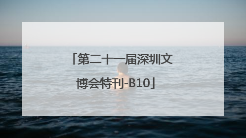 第二十一届深圳文博会特刊-B10