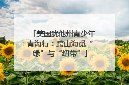 美国犹他州青少年青海行：跨山海觅“缘”与“纽带”