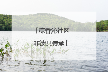 粽香沁社区 非遗共传承