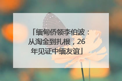 缅甸侨领李伯波：从淘金到扎根，26年见证中缅友谊