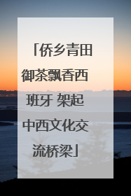 侨乡青田御茶飘香西班牙 架起中西文化交流桥梁