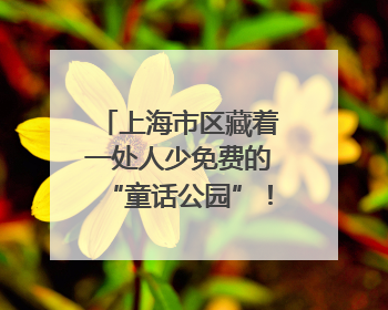 上海市区藏着一处人少免费的“童话公园”！绣球花海、金色秘境……地铁直达→