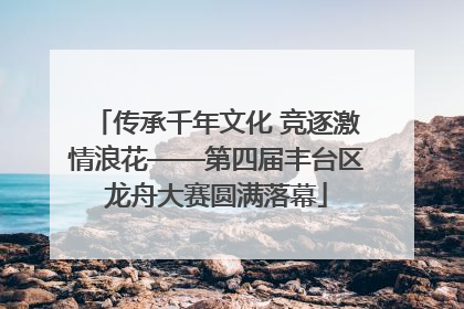 传承千年文化 竞逐激情浪花——第四届丰台区龙舟大赛圆满落幕