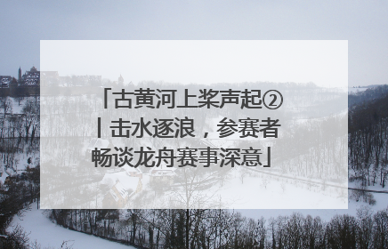 古黄河上桨声起②丨击水逐浪，参赛者畅谈龙舟赛事深意