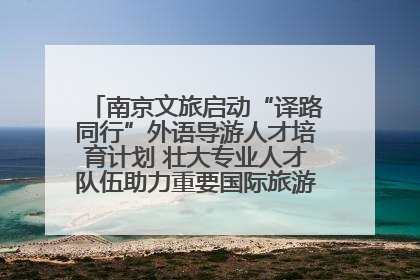 南京文旅启动“译路同行”外语导游人才培育计划 壮大专业人才队伍助力重要国际旅游目的地建设