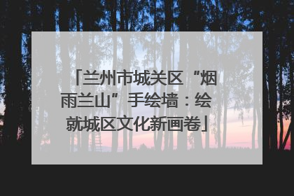 兰州市城关区“烟雨兰山”手绘墙：绘就城区文化新画卷