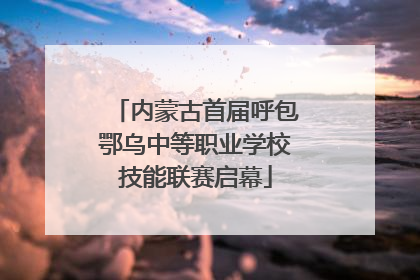 内蒙古首届呼包鄂乌中等职业学校技能联赛启幕