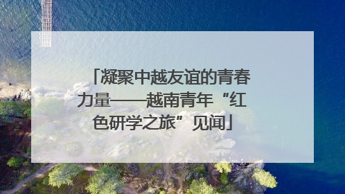 凝聚中越友谊的青春力量——越南青年“红色研学之旅”见闻