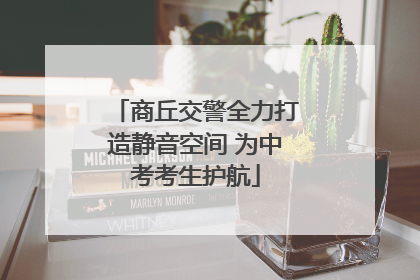 商丘交警全力打造静音空间 为中考考生护航