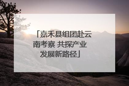嘉禾县组团赴云南考察 共探产业发展新路径