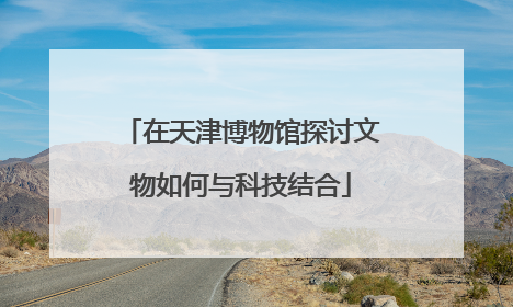 在天津博物馆探讨文物如何与科技结合