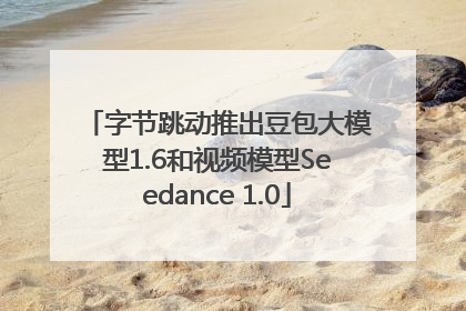 字节跳动推出豆包大模型1.6和视频模型Seedance 1.0