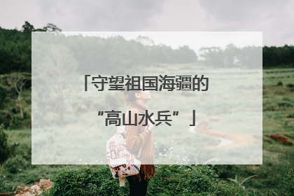 守望祖国海疆的“高山水兵”