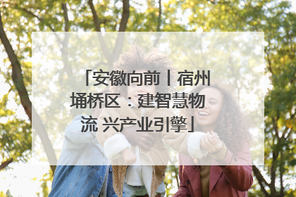 安徽向前丨宿州埇桥区：建智慧物流 兴产业引擎