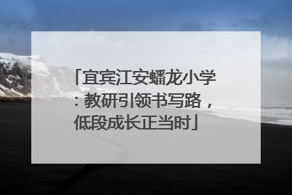 宜宾江安蟠龙小学：教研引领书写路，低段成长正当时