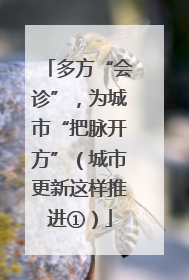 多方“会诊”，为城市“把脉开方”（城市更新这样推进①）
