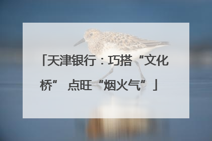 天津银行：巧搭“文化桥” 点旺“烟火气”