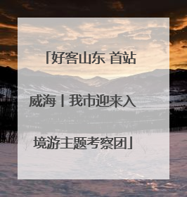 好客山东 首站威海丨我市迎来入境游主题考察团