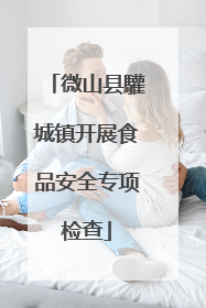 微山县驩城镇开展食品安全专项检查