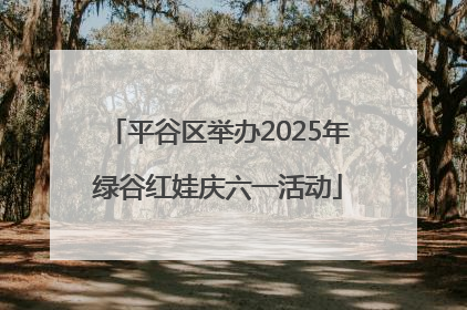 平谷区举办2025年绿谷红娃庆六一活动