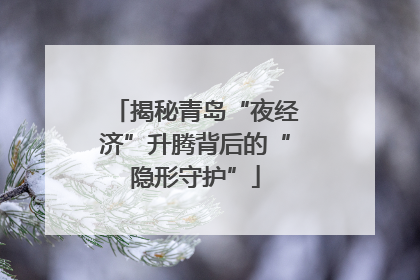 揭秘青岛“夜经济”升腾背后的“隐形守护”