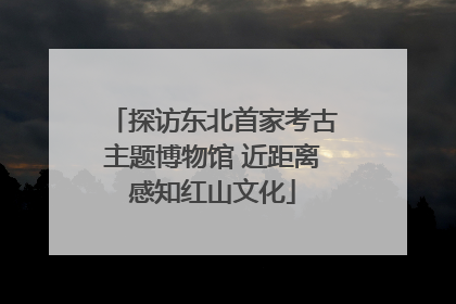 探访东北首家考古主题博物馆 近距离感知红山文化