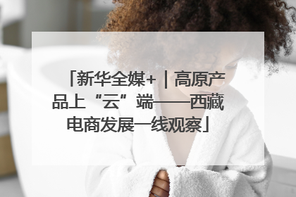 新华全媒+｜高原产品上“云”端——西藏电商发展一线观察