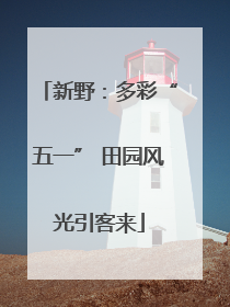 新野：多彩“五一” 田园风光引客来