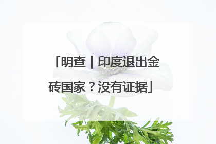 明查｜印度退出金砖国家？没有证据