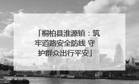桐柏县淮源镇：筑牢道路安全防线 守护群众出行平安