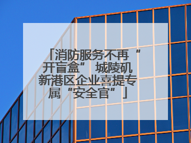 消防服务不再“开盲盒” 城陵矶新港区企业喜提专属“安全官”