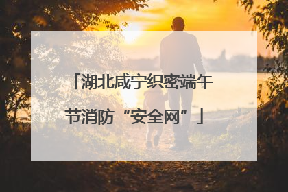 湖北咸宁织密端午节消防“安全网”