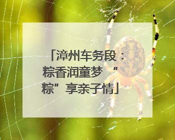 漳州车务段：粽香润童梦 “粽”享亲子情