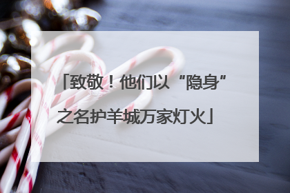 致敬！他们以“隐身”之名护羊城万家灯火
