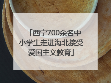西宁700余名中小学生走进海北接受爱国主义教育