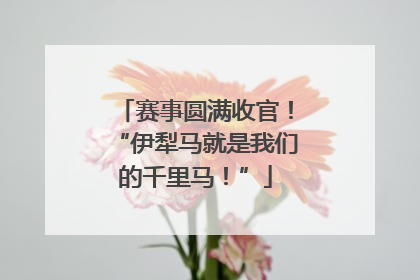 赛事圆满收官！“伊犁马就是我们的千里马！”