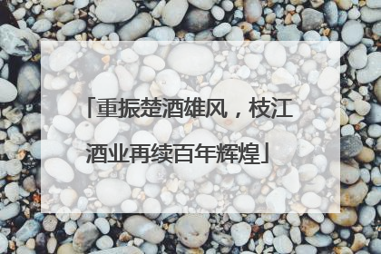 重振楚酒雄风，枝江酒业再续百年辉煌