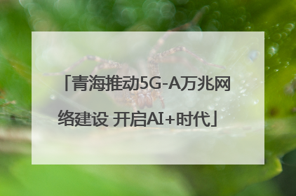 青海推动5G-A万兆网络建设 开启AI+时代