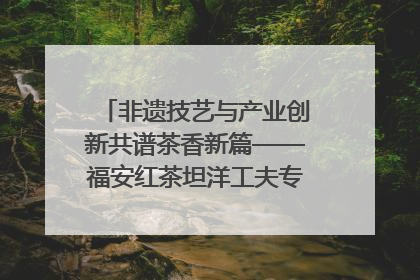 非遗技艺与产业创新共谱茶香新篇——福安红茶坦洋工夫专场推介会在京举办