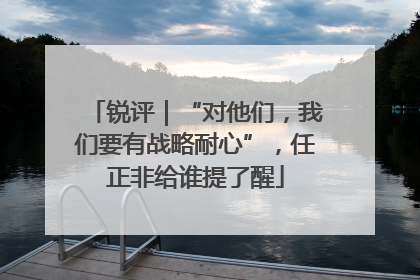 锐评｜“对他们，我们要有战略耐心”，任正非给谁提了醒