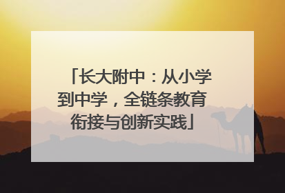 长大附中：从小学到中学，全链条教育衔接与创新实践