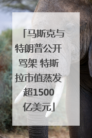 马斯克与特朗普公开骂架 特斯拉市值蒸发超1500亿美元
