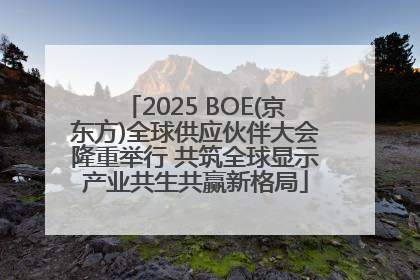 2025 BOE(京东方)全球供应伙伴大会隆重举行 共筑全球显示产业共生共赢新格局